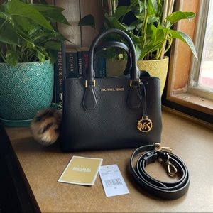 Camille Small Pebbled Leather Satchel